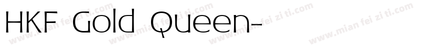 HKF Gold Queen字体转换